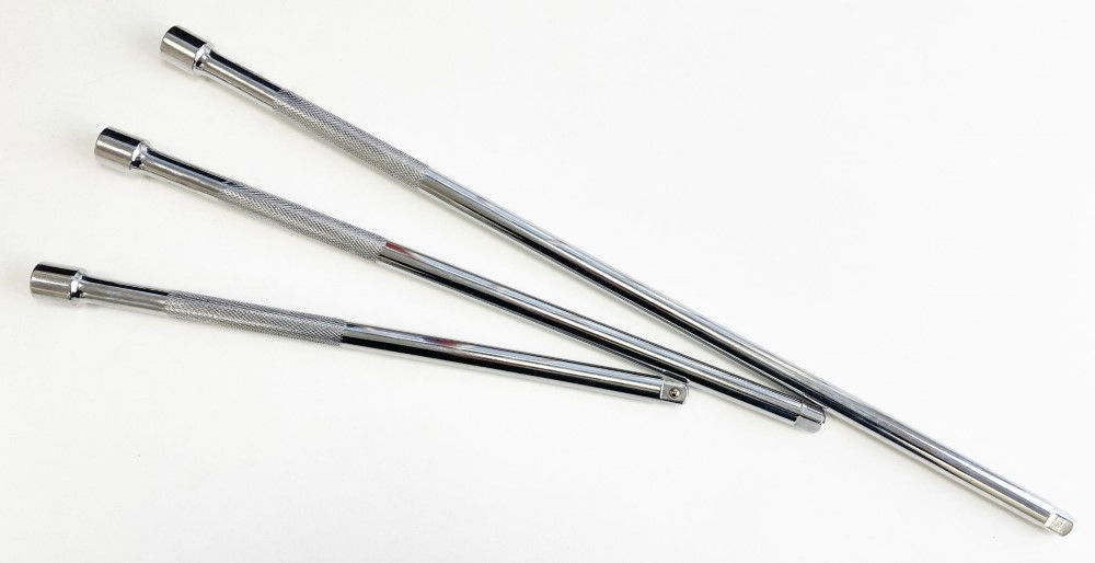 EXTENSION BAR SET 1/2 DRIVE 3pc 375mm 450mm 600mm 40CR STEEL - TOOLZONE KDPSS023 thumbnail 6