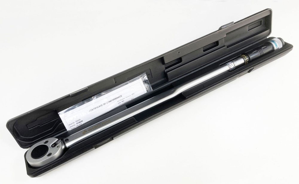 TORQUE WRENCH 3/4 DRIVE 100-500nm CALIBRATION CERTIFICATE LOCKING NUT - TOOLZONE KDPSS025 thumbnail 11
