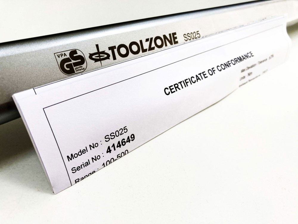 TORQUE WRENCH 3/4 DRIVE 100-500nm CALIBRATION CERTIFICATE LOCKING NUT - TOOLZONE KDPSS025 thumbnail 8