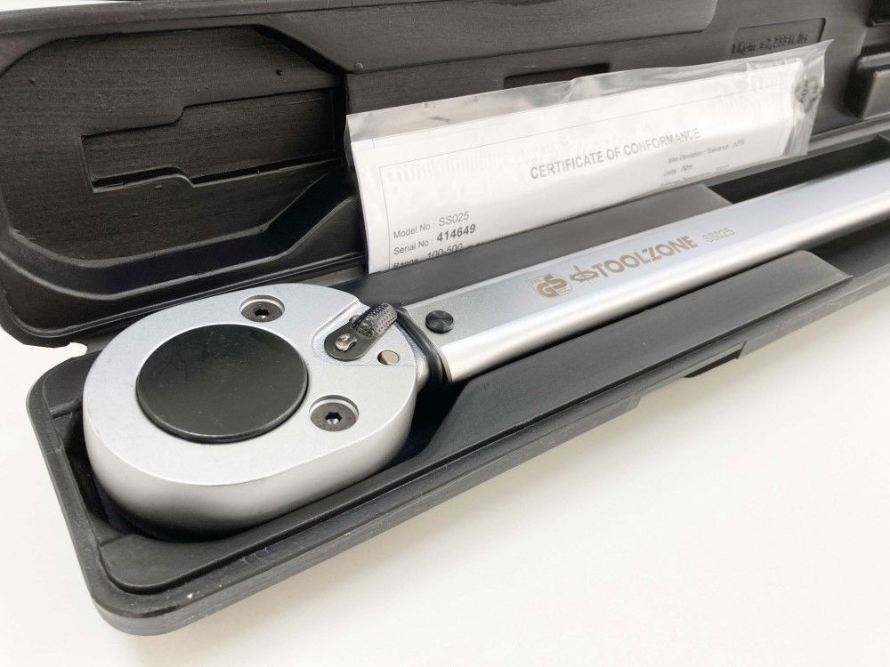 TORQUE WRENCH 3/4 DRIVE 100-500nm CALIBRATION CERTIFICATE LOCKING NUT - TOOLZONE KDPSS025 thumbnail 10