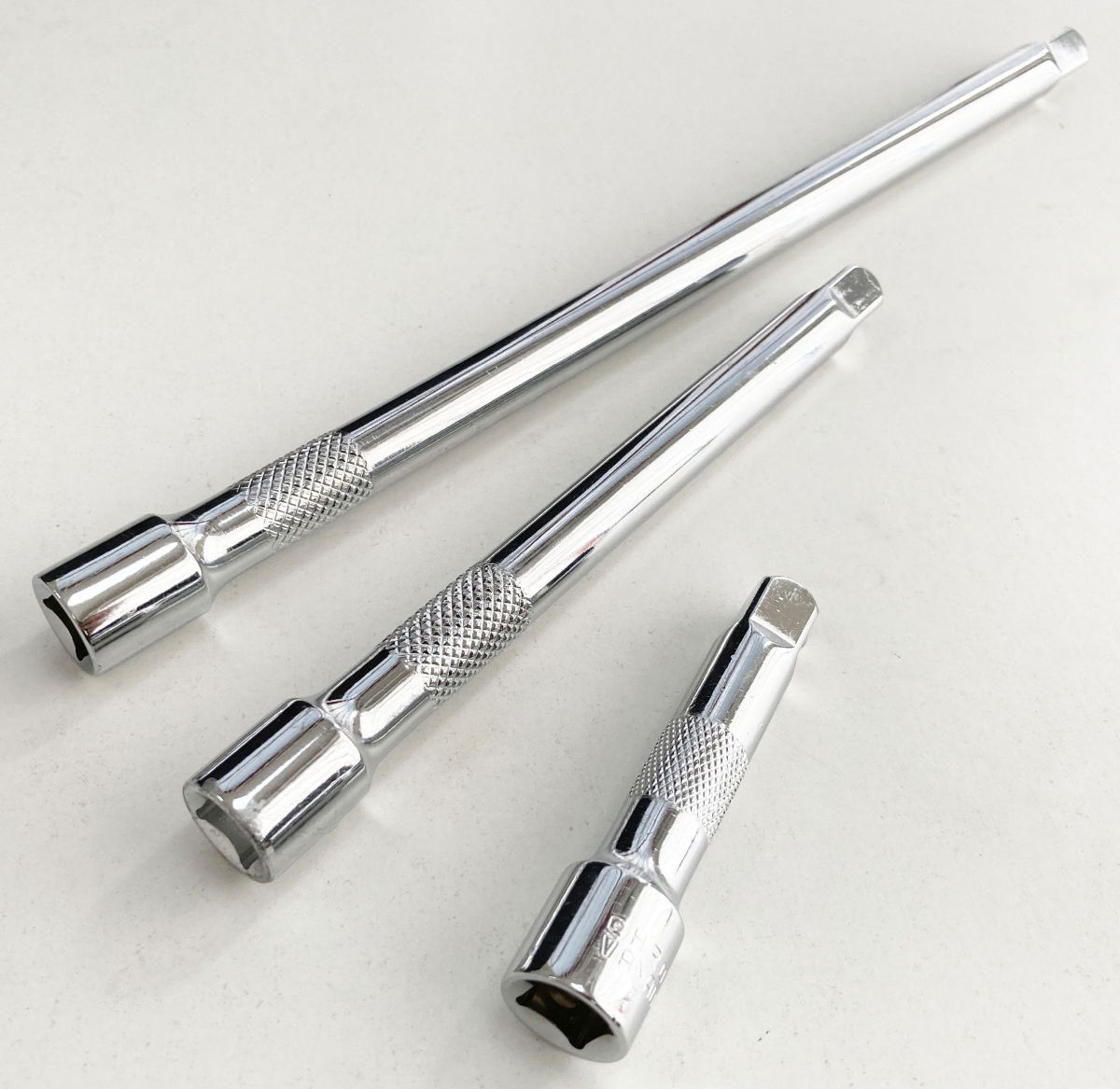 EXTENSION BAR SET 3/8 DRIVE 3pc 3 6 10 CRV SATIN FINISH - TOOLZONE KDPSS026 thumbnail 4
