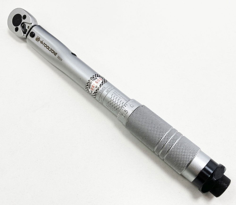 TORQUE WRENCH 1/4 DRIVE 5-25nm CALIBRATION CERTIFICATE LOCKING NUT - TOOLZONE KDPSS029 thumbnail 8