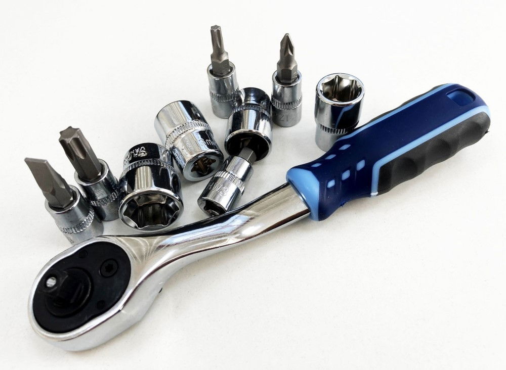 SOCKET SET 1/4 DRIVE 38pc CRV DIN3124 4-14mm PH PZ HEX STAR - TOOLZONE KDPSS032 thumbnail 7