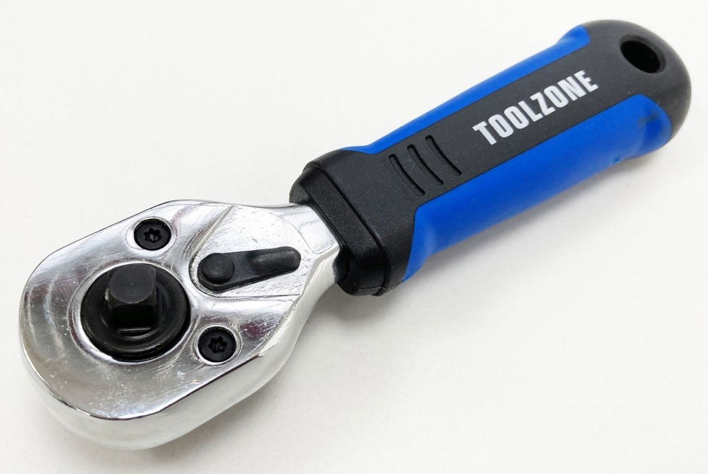 RATCHET HANDLE STUBBY 1/4 & 3/8 DRIVE 72 TEETH 5-3/8 - TOOLZONE KDPSS065 thumbnail 4