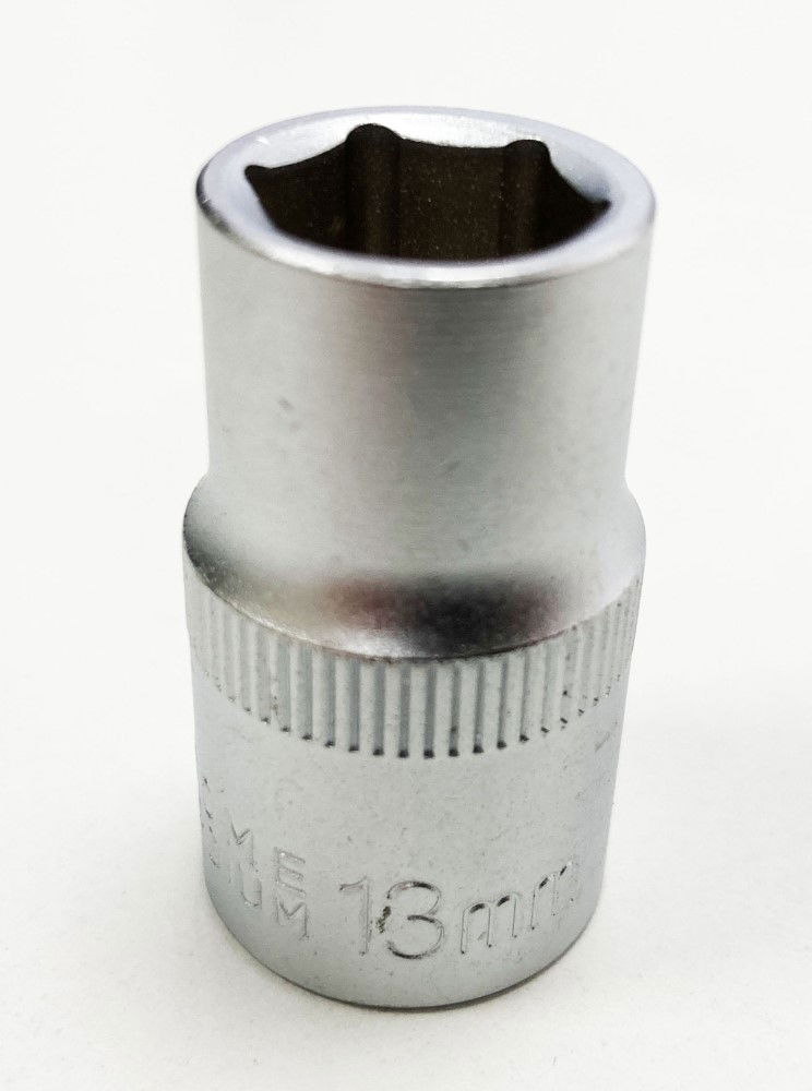 SOCKET 1/2 DRIVE 13mm CRV SATIN SINGLE HEX - TOOLZONE KDPSS072 thumbnail 4