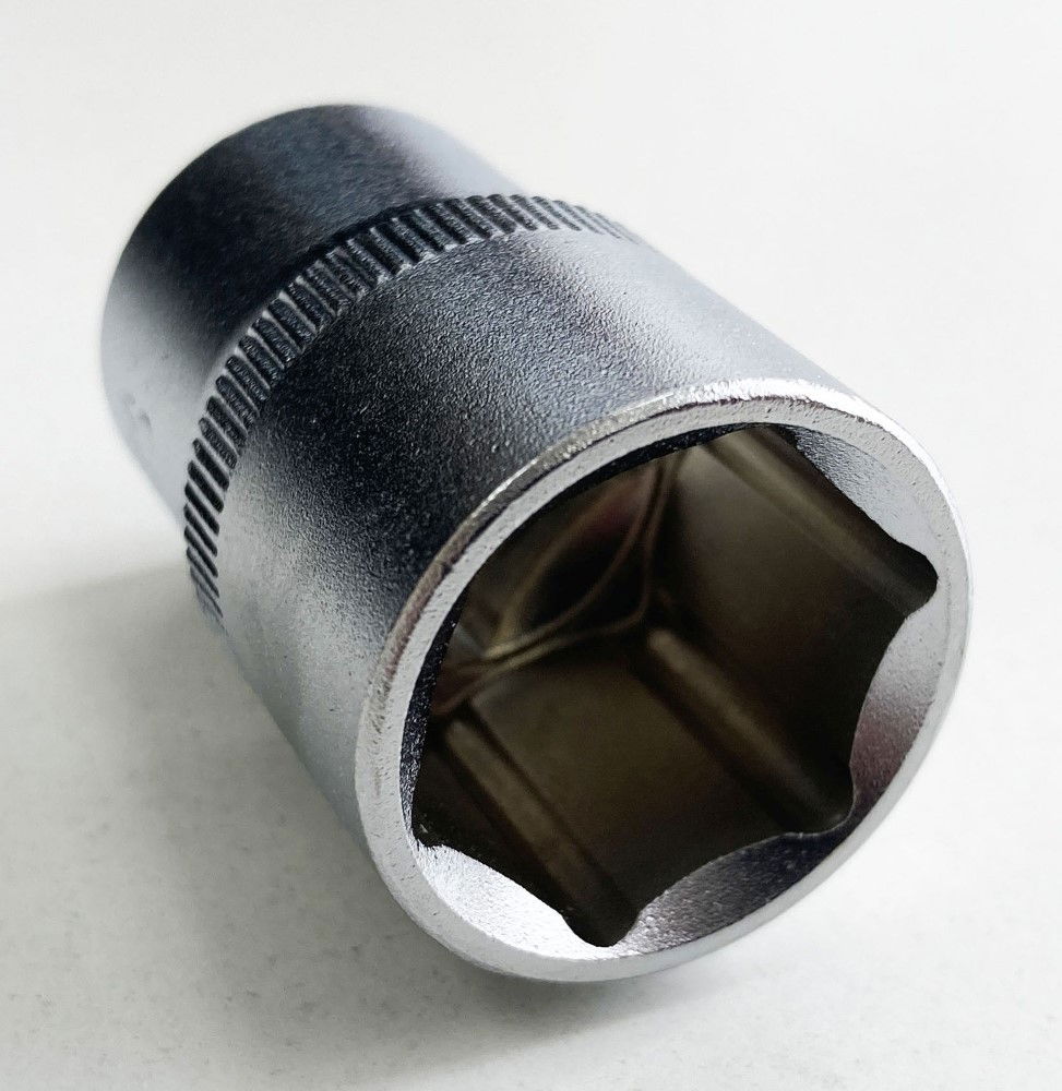 SOCKET 1/2 DRIVE 19mm CRV SATIN SINGLE HEX - TOOLZONE KDPSS078 thumbnail 6