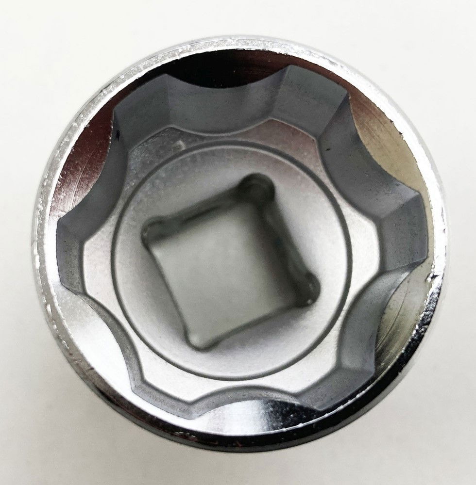 SOCKET 1/2 DRIVE 24mm CRV SATIN SINGLE HEX - TOOLZONE KDPSS083 thumbnail 3
