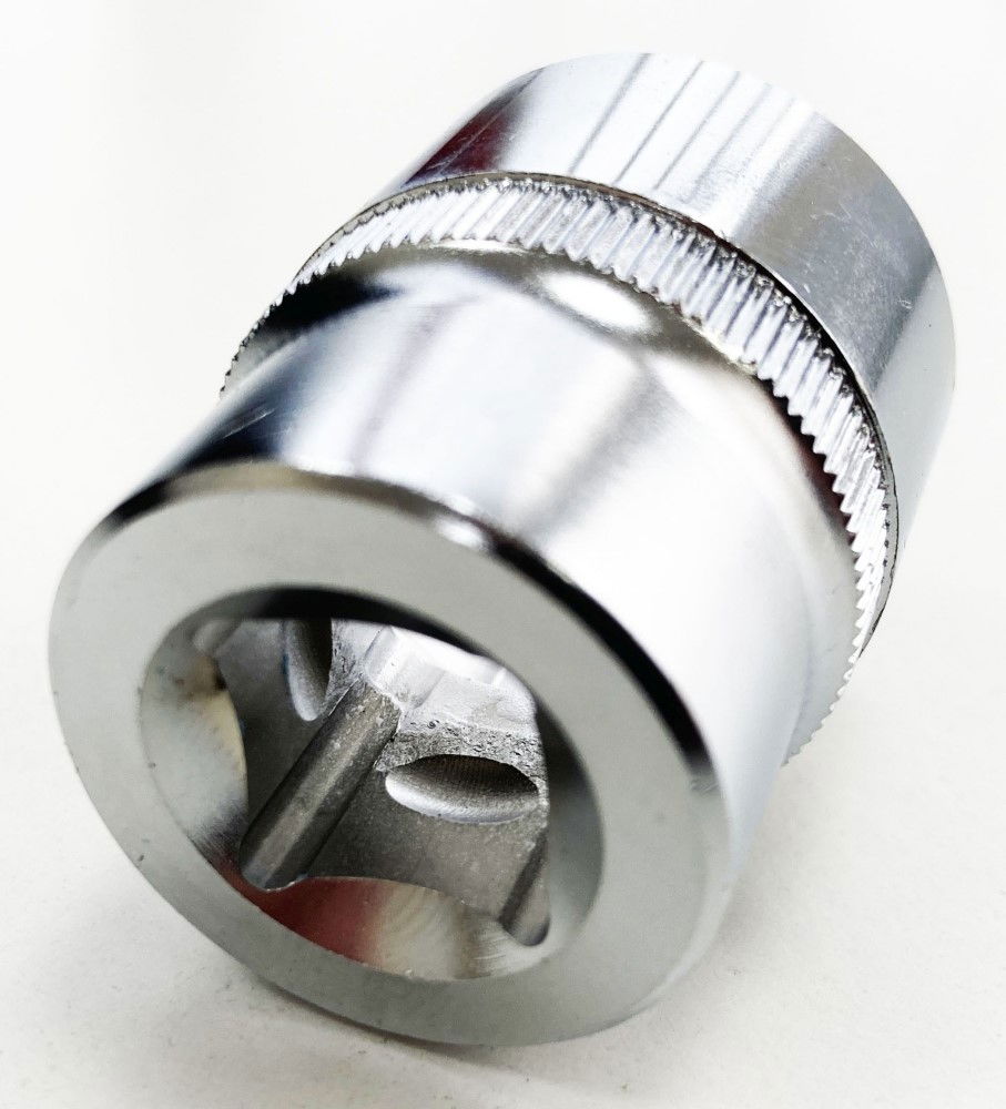 SOCKET 1/2 DRIVE 24mm CRV SATIN SINGLE HEX - TOOLZONE KDPSS083 thumbnail 4