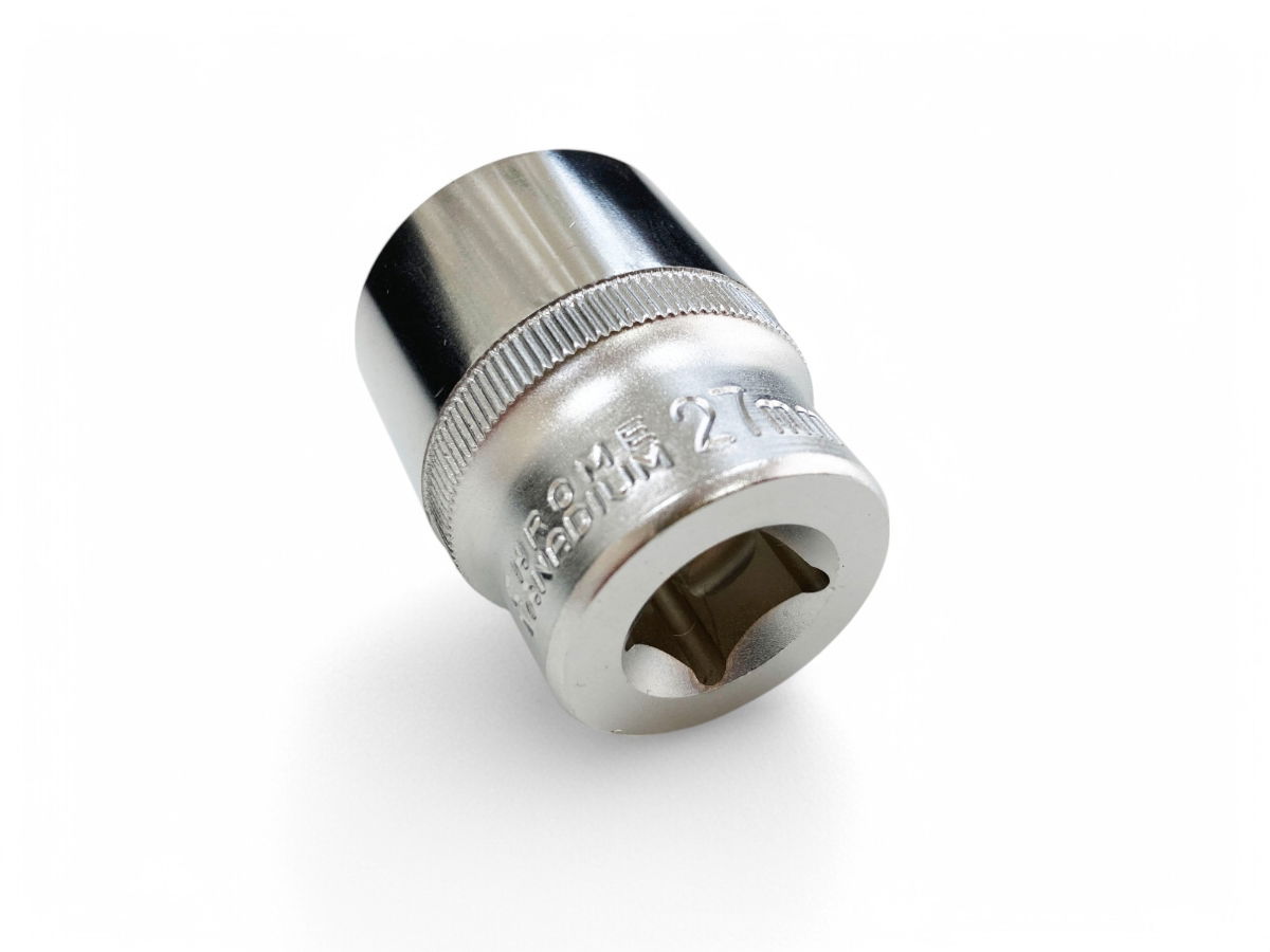 SOCKET 1/2 DRIVE 27mm CRV SATIN SINGLE HEX - TOOLZONE KDPSS085 thumbnail 2