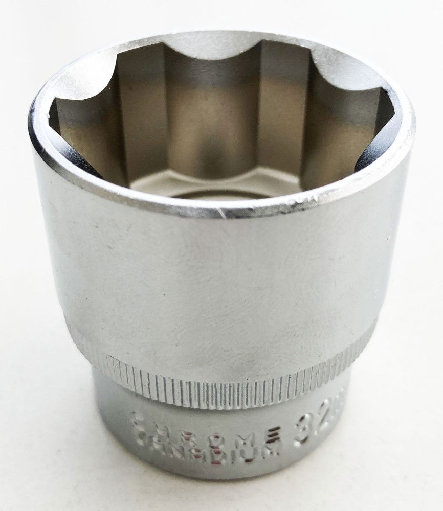 SOCKET 1/2 DRIVE 32mm CRV SATIN SINGLE HEX - TOOLZONE KDPSS088 thumbnail 5