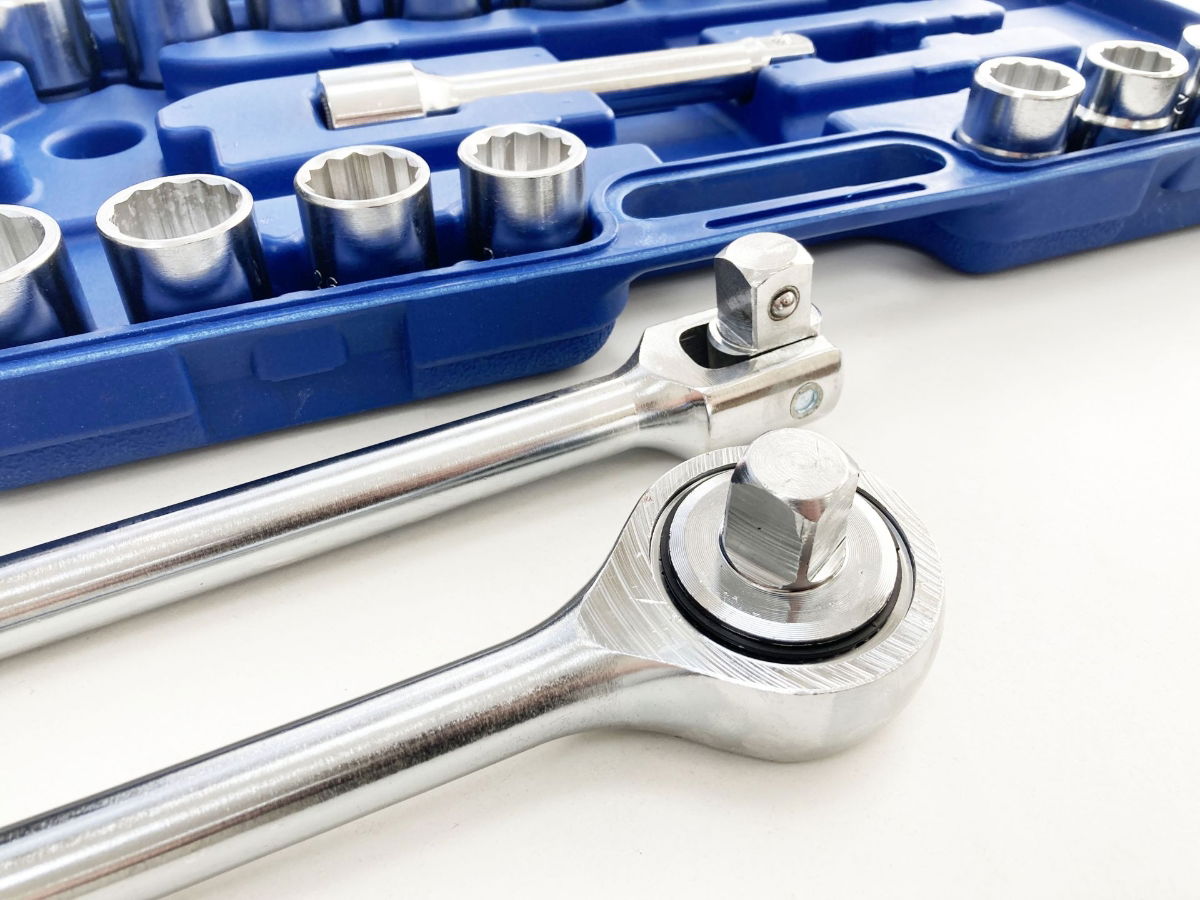SOCKET SET 3/4 DRIVE 21 PIECES 19-50mm IN BLOW MOLD CASE - TOOLZONE KDPSS116 thumbnail 6