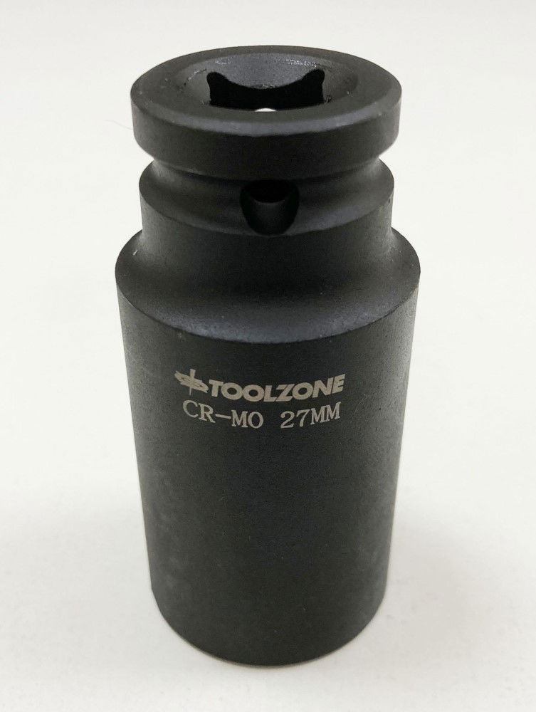 IMPACT SOCKET 1/2 DRIVE DEEP 27mm CRMO - TOOLZONE KDPSS131 thumbnail 4