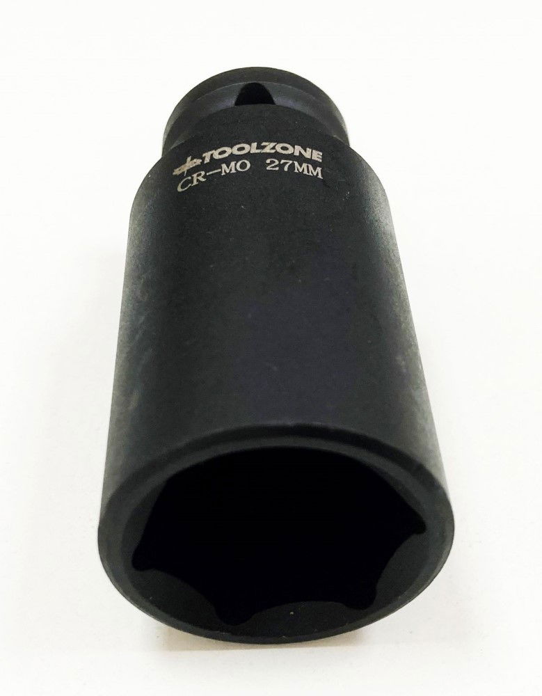 IMPACT SOCKET 1/2 DRIVE DEEP 27mm CRMO - TOOLZONE KDPSS131 thumbnail 5