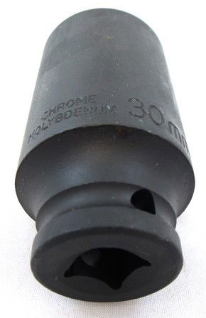 IMPACT SOCKET 1/2 DRIVE DEEP 30mm CRMO - TOOLZONE KDPSS132 thumbnail 2