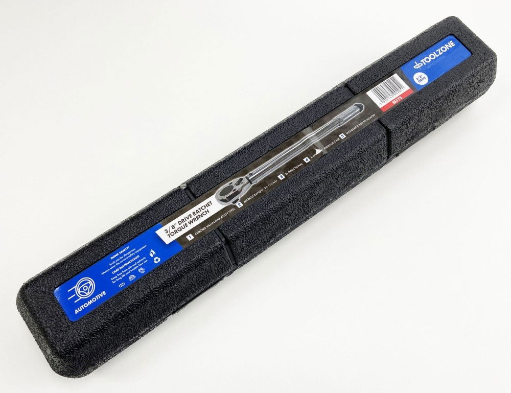 TORQUE WRENCH 3/8 DRIVE 20-110nm ISO6789 CRV SATIN FINISH - TOOLZONE KDPSS173 thumbnail 3