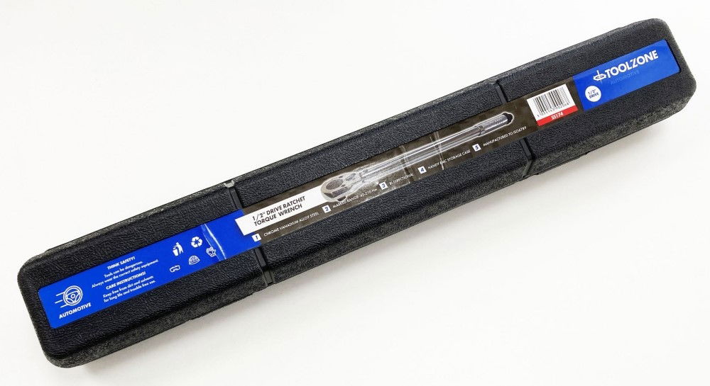TORQUE WRENCH 1/2 DRIVE 42-210nm ISO6789 CRV SATIN FINISH - TOOLZONE KDPSS174 thumbnail 2