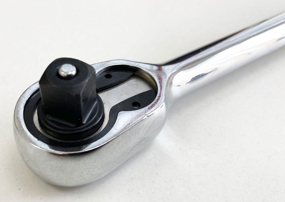 RATCHET HANDLE EXTRA LONG 3/8 DRIVE 280mm POLISHED CRV - TOOLZONE KDPSS199 thumbnail 5