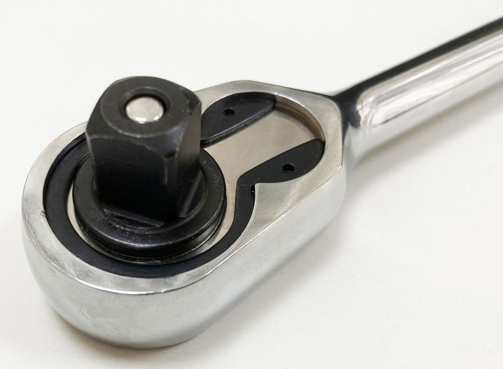 RATCHET HANDLE EXTRA LONG 1/2 DRIVE 375mm POLISHED CRV - TOOLZONE KDPSS200 thumbnail 5