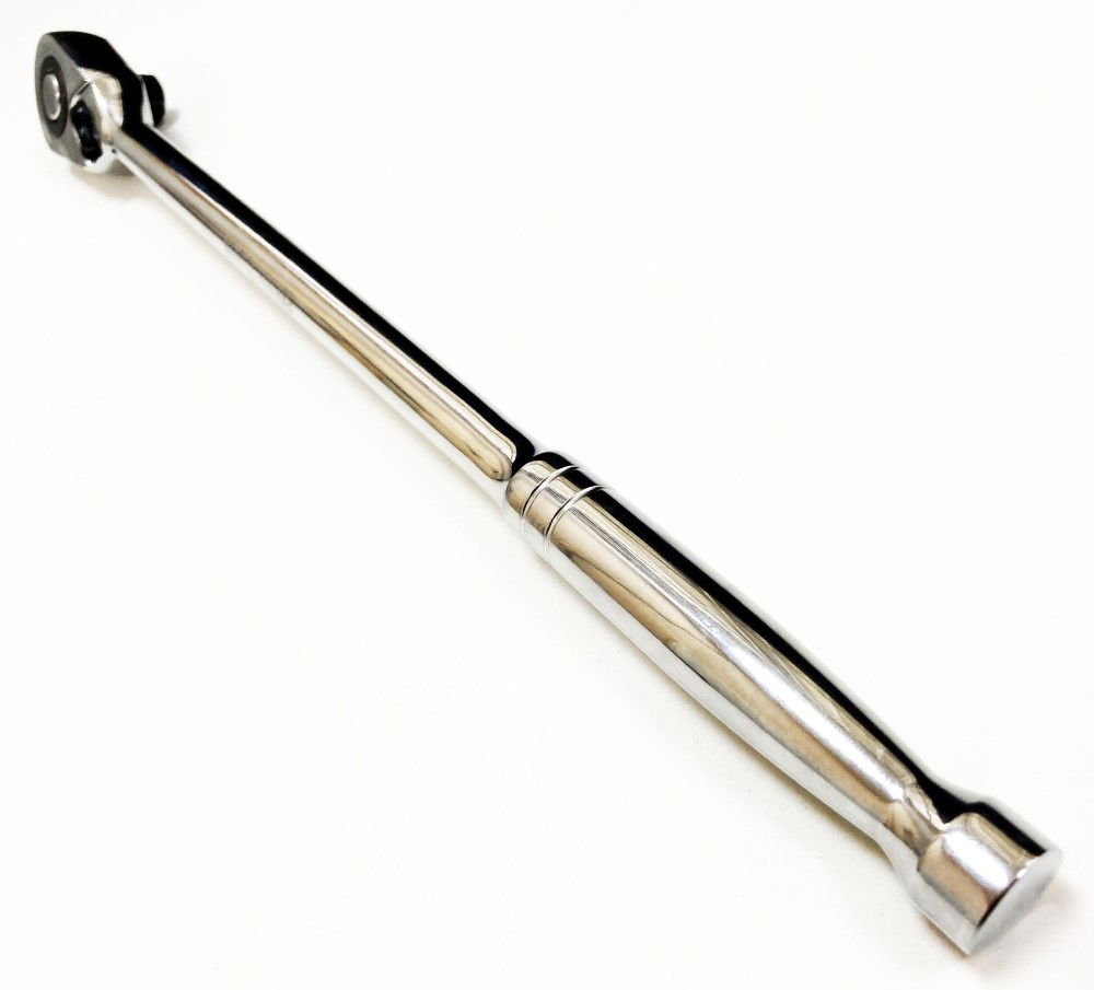 RATCHET HANDLE EXTRA LONG 1/2 DRIVE 375mm POLISHED CRV - TOOLZONE KDPSS200 thumbnail 6
