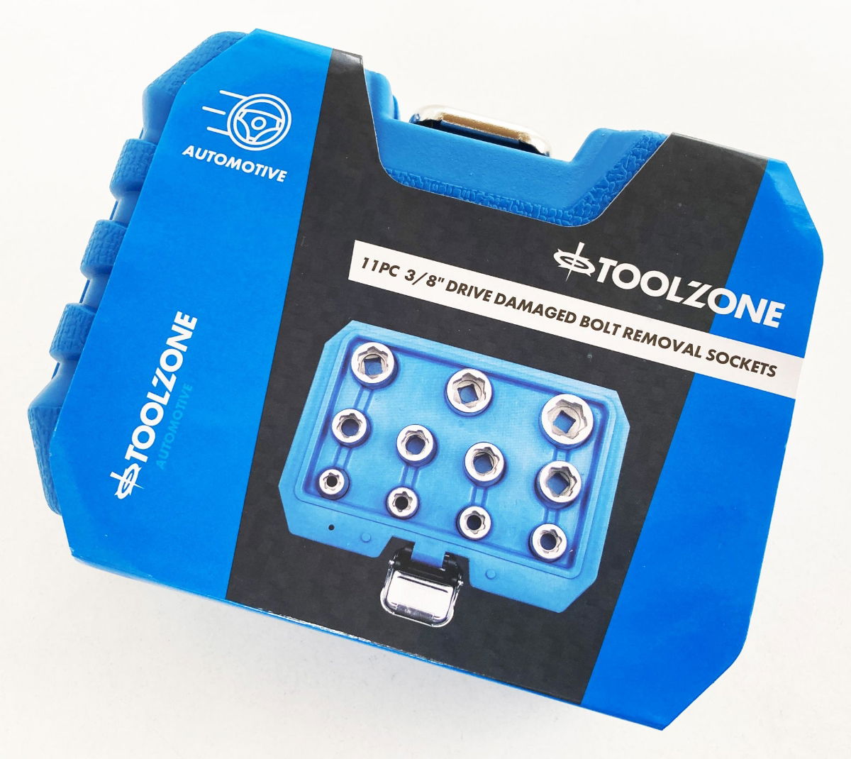 TWIST SOCKET SET 3/8 DRIVE 11 PIECES 9-19mm CHROME MOLYBDENUM - TOOLZONE KDPSS209 thumbnail 4