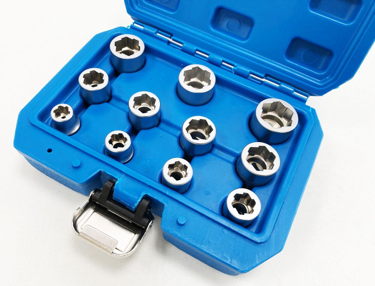TWIST SOCKET SET 3/8 DRIVE 11 PIECES 9-19mm CHROME MOLYBDENUM - TOOLZONE KDPSS209 thumbnail 7
