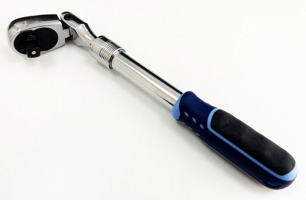 RATCHET FLEXI HEAD EXTENDABLE 1/2 DRIVE 335-480mm SOFTGRIP CRV - TOOLZONE KDPSS224 thumbnail 7