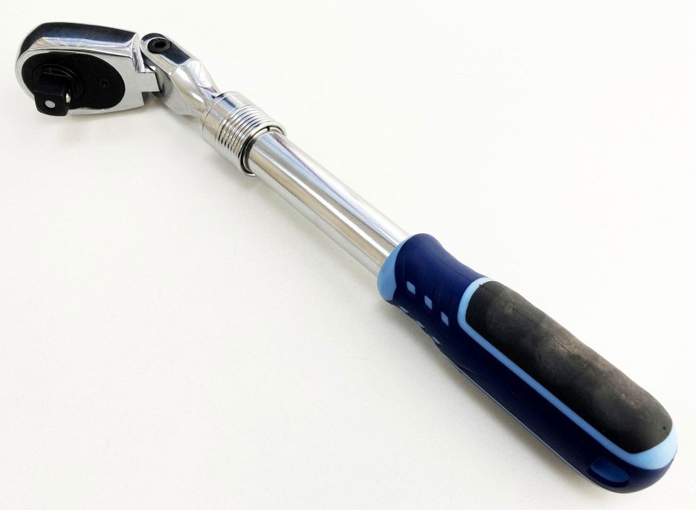 RATCHET FLEXI HEAD EXTENDABLE 1/2 DRIVE 335-480mm SOFTGRIP CRV - TOOLZONE KDPSS224 thumbnail 10