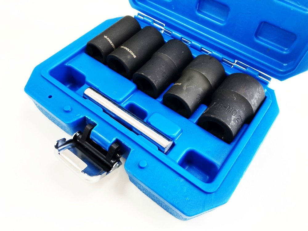 TWIST SOCKET SET 1/2 DRIVE 6 PIECES 17mm-27mm - TOOLZONE KDPSS228 thumbnail 5