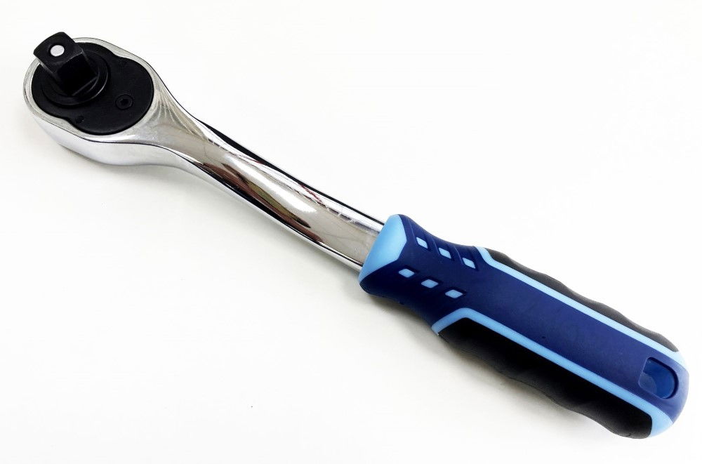RATCHET HANDLE 1/2 DRIVE 90 TEETH 3 COLOUR CRV - TOOLZONE KDPSS232 thumbnail 6