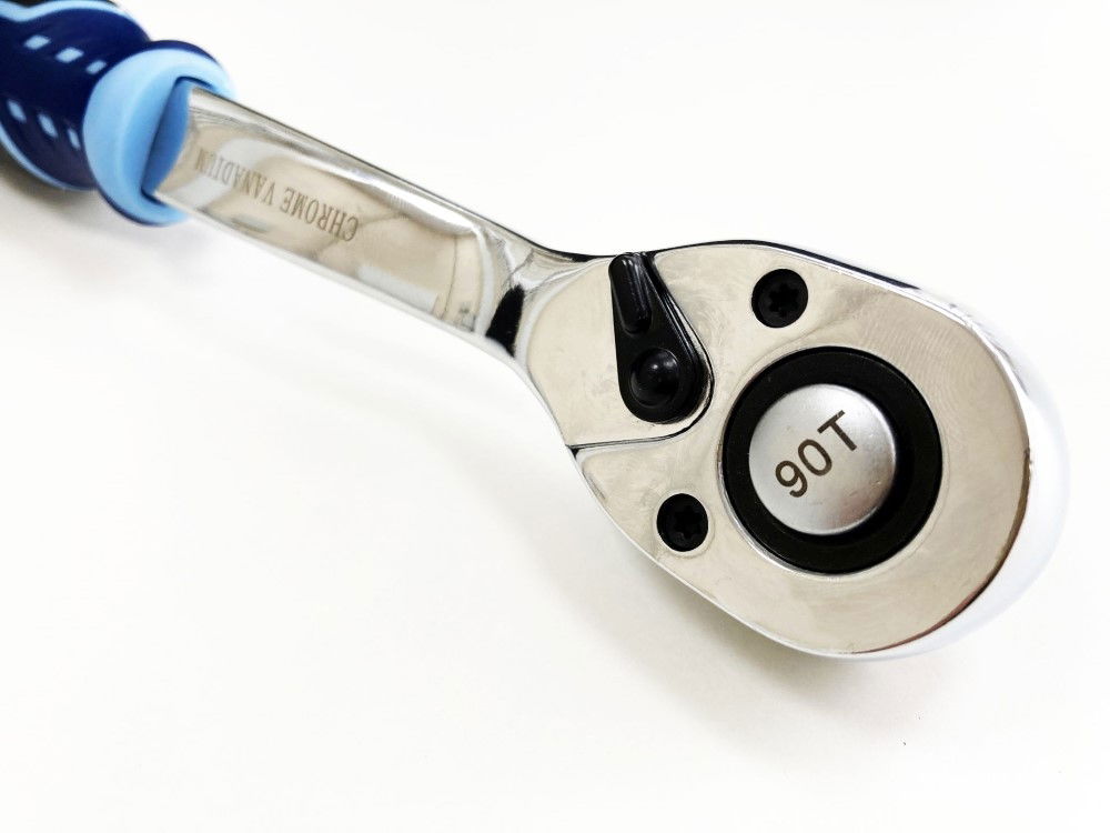 RATCHET HANDLE 1/2 DRIVE 90 TEETH 3 COLOUR CRV - TOOLZONE KDPSS232 thumbnail 8