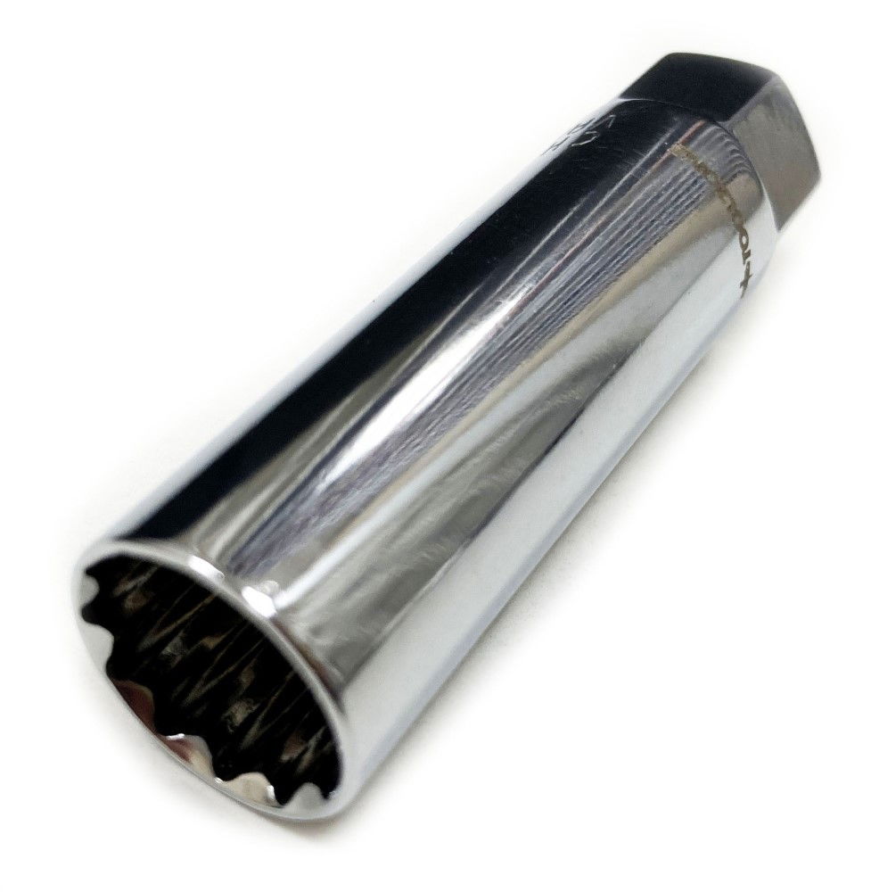 SPARK PLUG SOCKET 3/8 DRIVE 14mm THIN WALL 12 POINT CRV - TOOLZONE KDPSS237 thumbnail 5