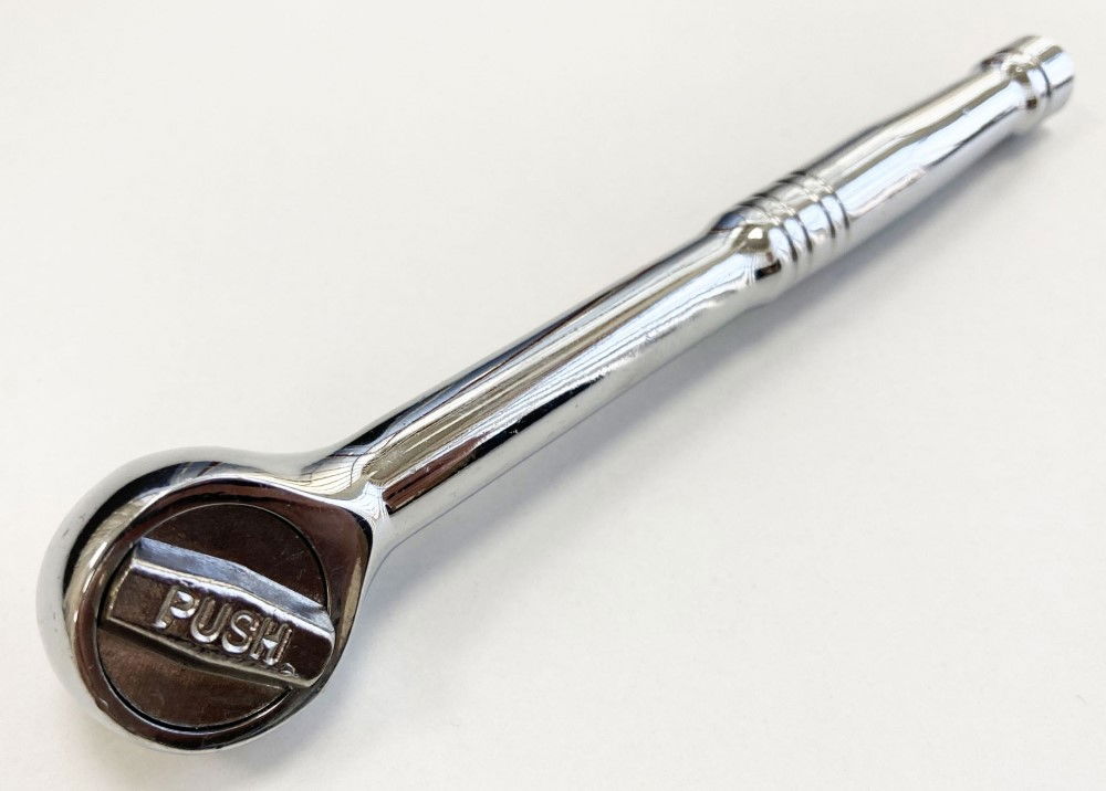 RATCHET HANDLE 1/4 DRIVE POLISHED CHROME QUICK RELEASE - TOOLZONE KDPSS239 thumbnail 5