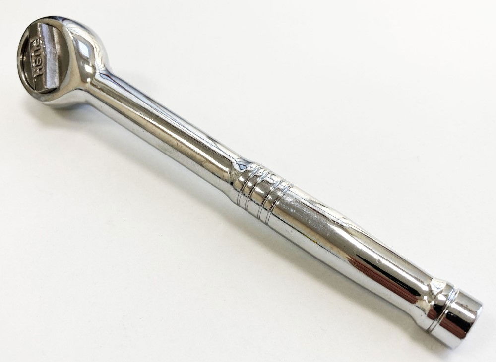 RATCHET HANDLE 1/4 DRIVE POLISHED CHROME QUICK RELEASE - TOOLZONE KDPSS239 thumbnail 6