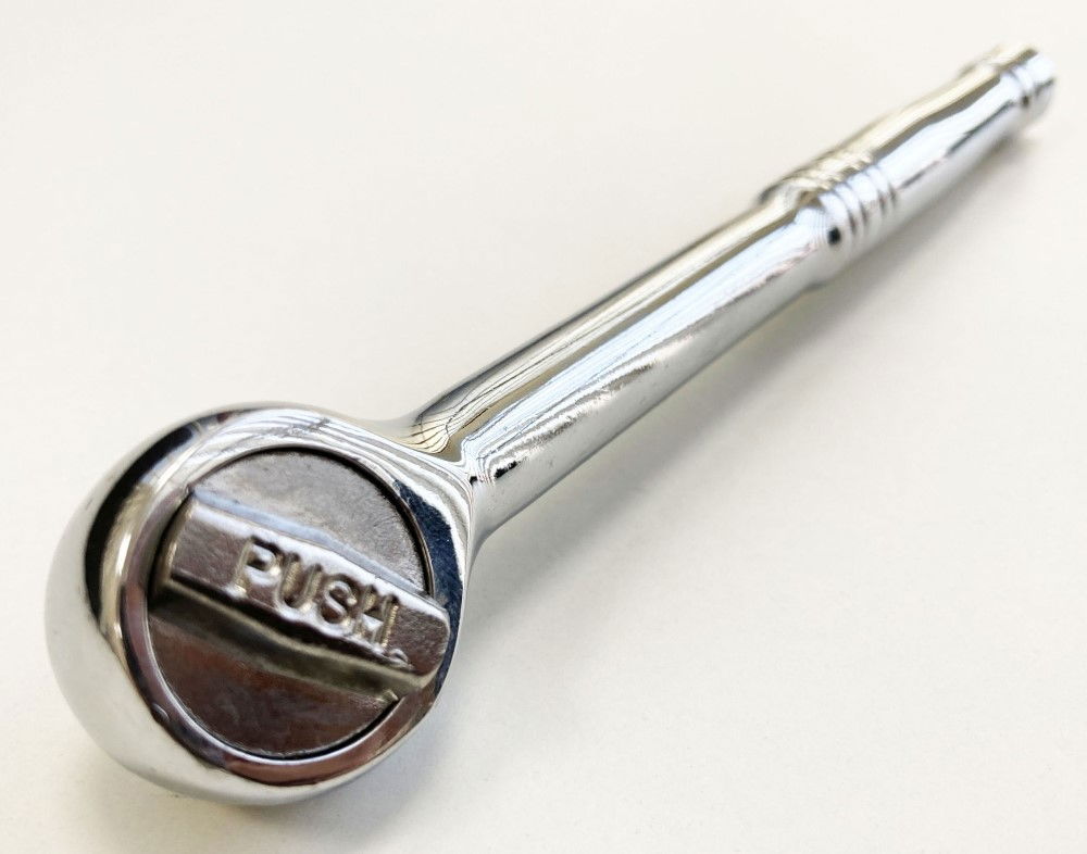 RATCHET HANDLE 1/4 DRIVE POLISHED CHROME QUICK RELEASE - TOOLZONE KDPSS239 thumbnail 7
