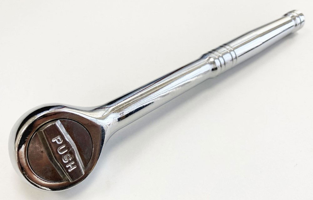 RATCHET HANDLE 3/8 DRIVE POLISHED CHROME QUICK RELEASE - TOOLZONE KDPSS240 thumbnail 5