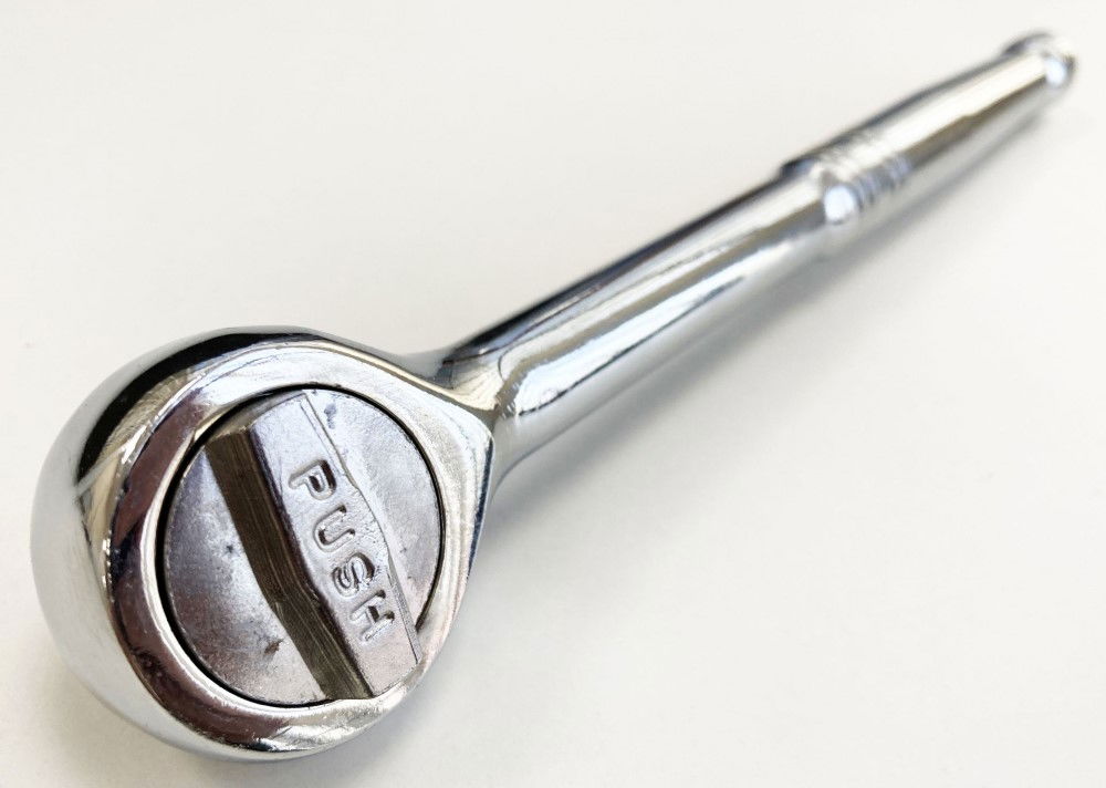 RATCHET HANDLE 3/8 DRIVE POLISHED CHROME QUICK RELEASE - TOOLZONE KDPSS240 thumbnail 7