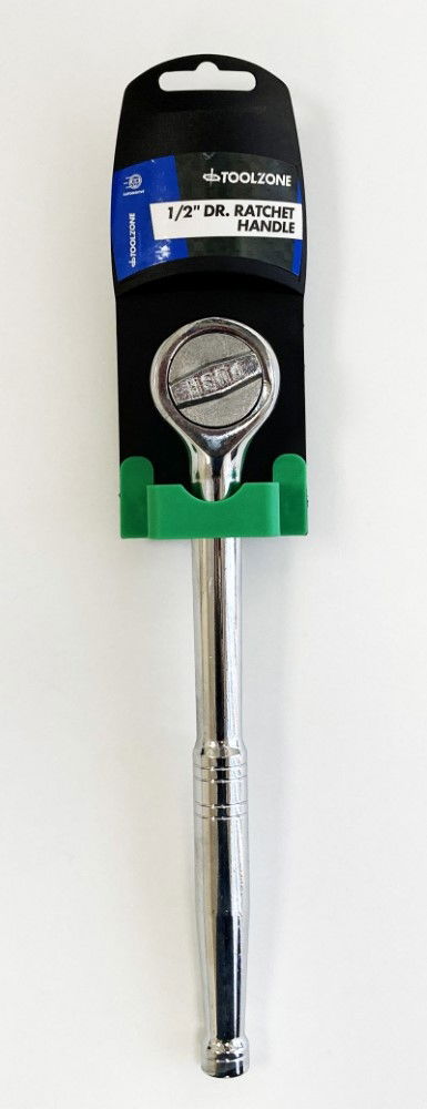 RATCHET HANDLE 1/2 DRIVE POLISHED CHROME QUICK RELEASE - TOOLZONE KDPSS241 thumbnail 2