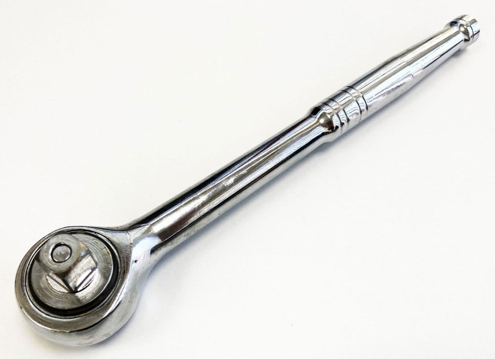 RATCHET HANDLE 1/2 DRIVE POLISHED CHROME QUICK RELEASE - TOOLZONE KDPSS241 thumbnail 4