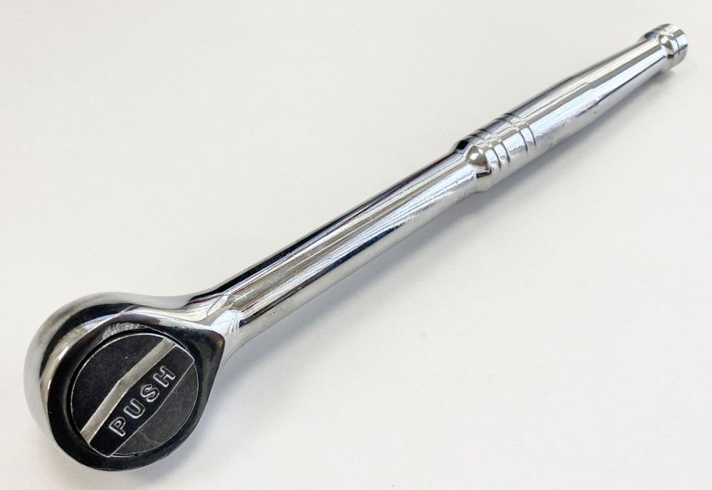 RATCHET HANDLE 1/2 DRIVE POLISHED CHROME QUICK RELEASE - TOOLZONE KDPSS241 thumbnail 5