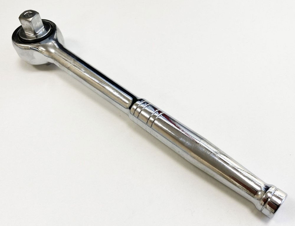 RATCHET HANDLE 1/2 DRIVE POLISHED CHROME QUICK RELEASE - TOOLZONE KDPSS241 thumbnail 6