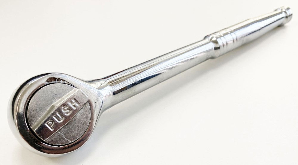 RATCHET HANDLE 1/2 DRIVE POLISHED CHROME QUICK RELEASE - TOOLZONE KDPSS241 thumbnail 7