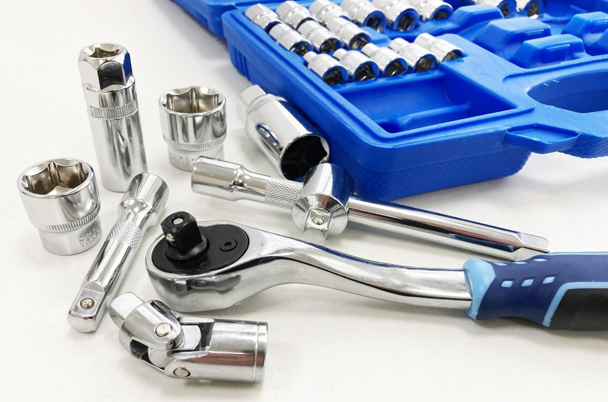 SOCKET SET 26 PIECES 3/8 DRIVE 6mm-24mm MIRROR POLISH CRV IN CASE - TOOLZONE KDPSS260 thumbnail 7