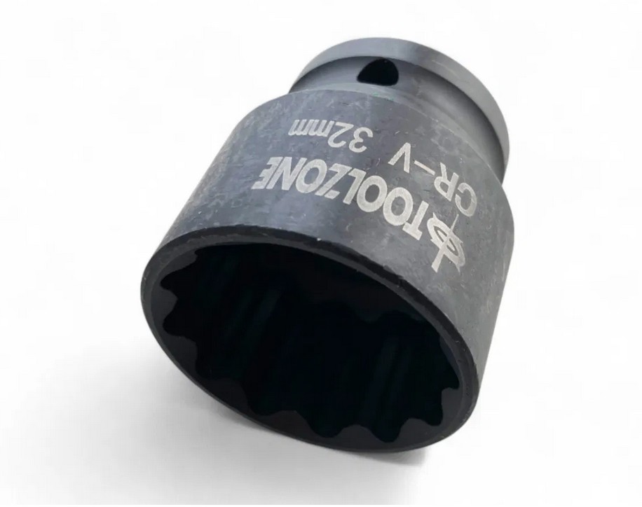 32mm IMPACT SOCKET 1/2inc 12-POINT SHALLOW CR-V - TOOLZONE KDPSS272 thumbnail 2