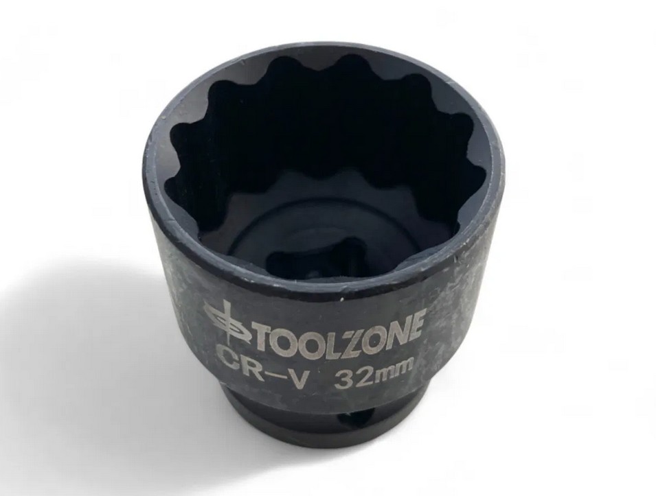 32mm IMPACT SOCKET 1/2inc 12-POINT SHALLOW CR-V - TOOLZONE KDPSS272 thumbnail 3