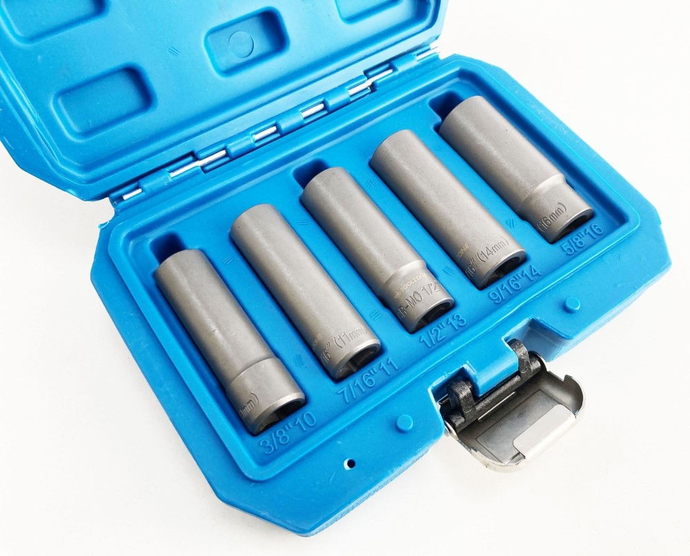 DEEP BOLT EXTRACTOR SET 5 PIECES 3/8 DRIVE 10mm-16mm CHROME MOLYBDENUM - TOOLZONE KDPSS287 thumbnail 6