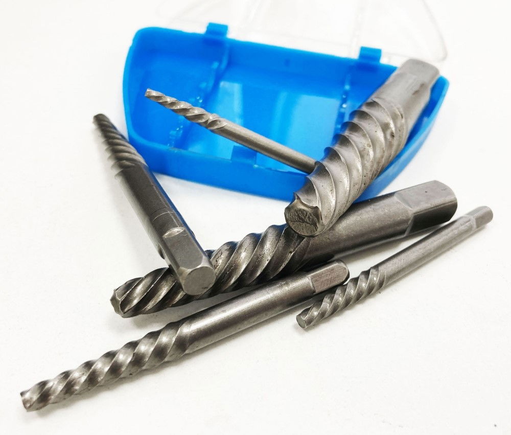 SPIRAL FLUTE SCREW EXTRACTOR SET 6 PIECES M3-M25 CHROME MOLYBDENUM - TOOLZONE KDPSS289 thumbnail 5