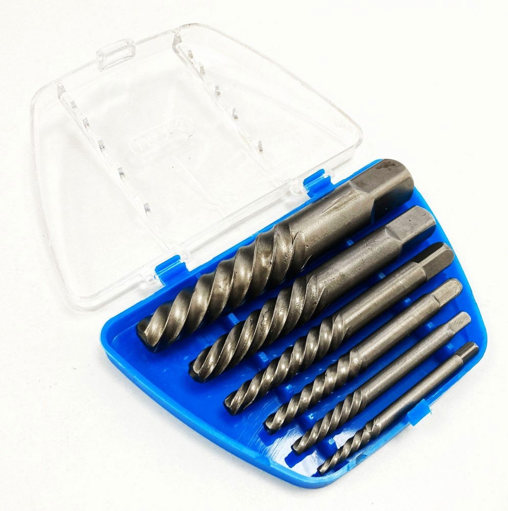 SPIRAL FLUTE SCREW EXTRACTOR SET 6 PIECES M3-M25 CHROME MOLYBDENUM - TOOLZONE KDPSS289 thumbnail 6