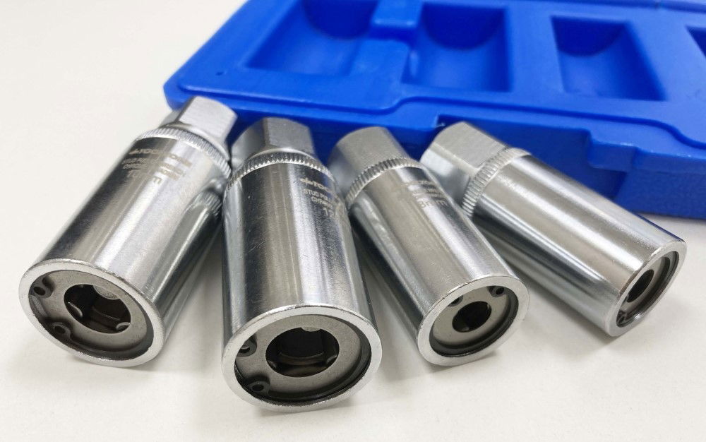 STUD EXTRACTOR SET 4 PIECES 1/2 DRIVE 6mm-12mm - TOOLZONE KDPSS292 thumbnail 5