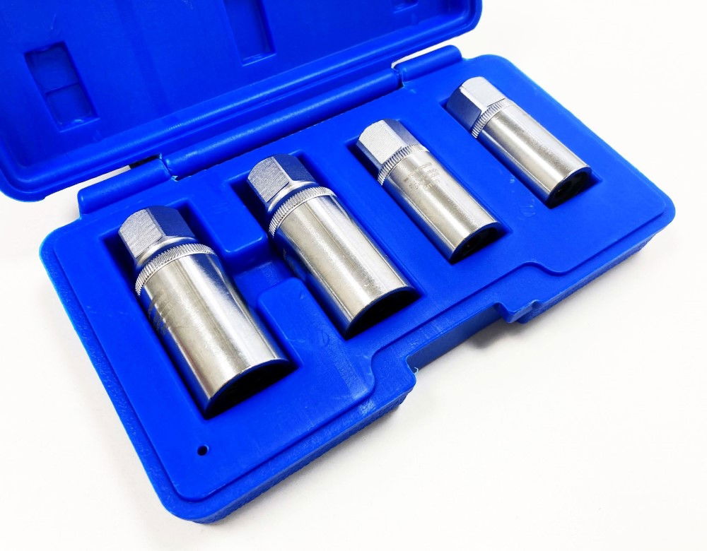 STUD EXTRACTOR SET 4 PIECES 1/2 DRIVE 6mm-12mm - TOOLZONE KDPSS292 thumbnail 7