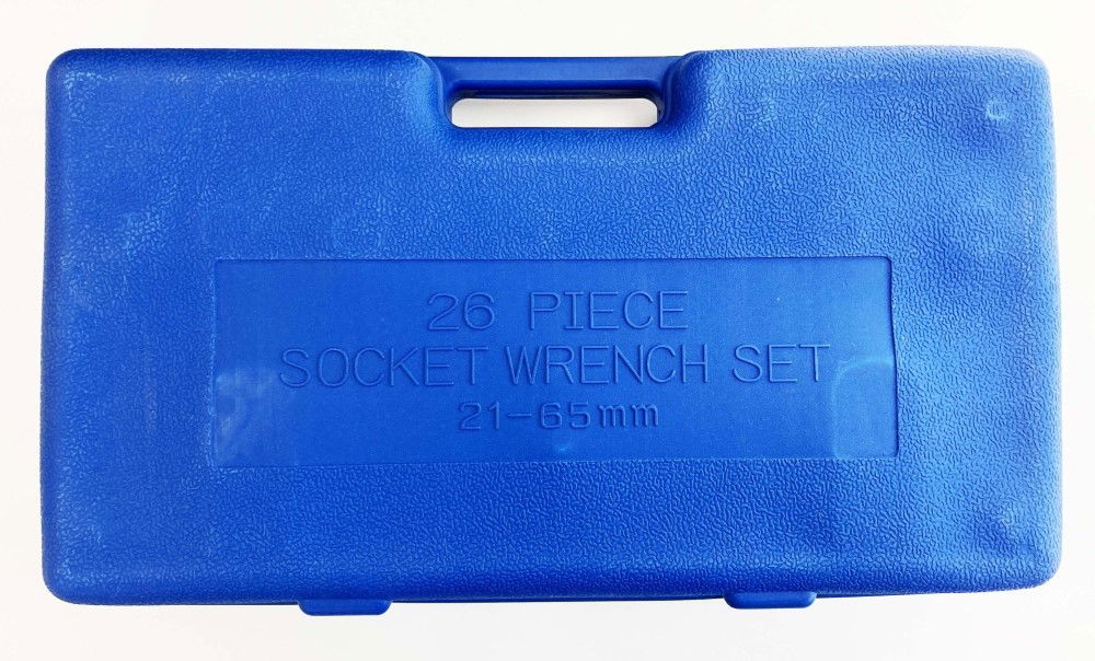 SOCKET SET 26 PIECES 3/4 AND 1 DRIVE 21mm-65mm CARBON STEEL - TOOLZONE KDPSS301 thumbnail 4